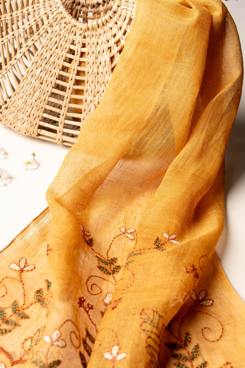 Image for Kusvaa Sto003 Trinisha Linen Stole Front