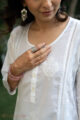 Image for Kusvaa Wkr296 Vedavi Cotton Straight Fit Kurta Closeup