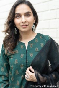 Image for Kusvaa Wkr302 Vivikta Cotton Straight Fit Kurta Featured