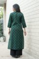 Image for Kusvaa Wkr302 Vivikta Cotton Straight Fit Kurta Sitting