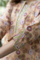 Image for Kusvaa Wkr303 Swaha Cotton Handblock Kurta Closeup 2