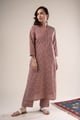Image for Kusvaa Cood139 Marisha Cotton Schiffili Kurta Pant Set Front