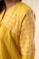 Image for Kusvaa Dr093 Punya Cotton Schiffli A Line Dress Closeup 2