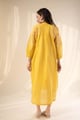 Image for Kusvaa Dr093 Punya Cotton Schiffli A Line Dress Sitting