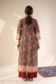 Image for Kusvaa Wkr299 Hritika Cotton Handblock Kurta Sitting