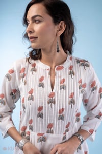 Image for Kusvaa Wkr306 Mihika Cotton Straight Fit Kurta Featured