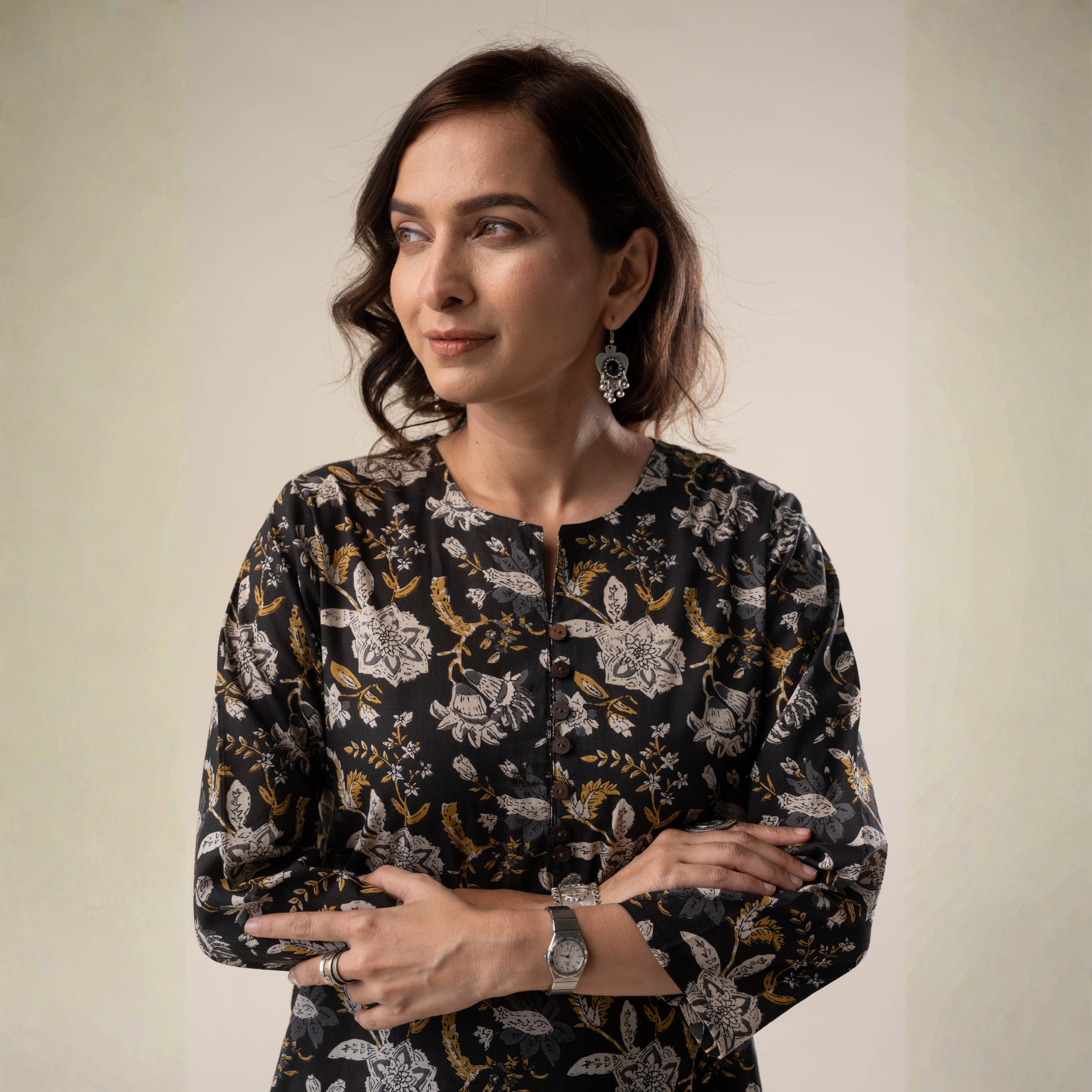 Image for Kusvaa Wkr318 Madhavi Cotton Straight Fit Kurta Featured