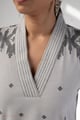 Image for Kusvaa Wkr323 Krishika Handloom Cotton Kurta Closeup