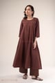 Image for Kusvaa Wkr324 Vidhi Cotton Schiffili A Line Kurta Front