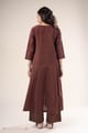 Image for Kusvaa Wkr324 Vidhi Cotton Schifilli A Line Kurta Back