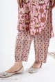 Image for Kusvaa Cood143 Sharanya Cotton Handblock Kurta Pant Set Closeup 2