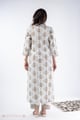 Image for Kusvaa Cood144 Sumedha Cotton Handblock Kurta Pant Set Back