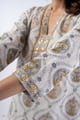 Image for Kusvaa Cood144 Sumedha Cotton Handblock Kurta Pant Set Closeup 2