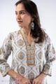 Image for Kusvaa Cood144 Sumedha Cotton Handblock Kurta Pant Set Featured