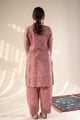 Image for Kusvaa Cood145 Prachi Cotton Handblock Kurta Pant Set Back