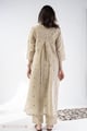 Image for Kusvaa Cood146 Anvita Cotton Jamdani Co Ord Set Back