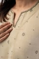 Image for Kusvaa Cood146 Anvita Cotton Jamdani Co Ord Set Closeup
