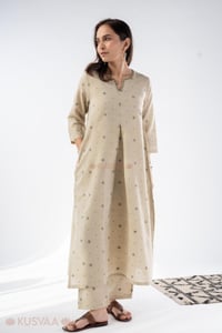 Image for Kusvaa Cood146 Anvita Cotton Jamdani Co Ord Set Front