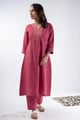 Image for Kusvaa Cood147 Akshata Handloom Cotton Co Ord Set Side