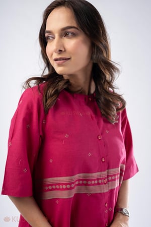 Image for Kusvaa Cood150 Yachya Handloom Cotton Co Ord Set Featured
