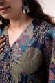 Image for Kusvaa Dr096 Ashasvi Cotton A Line Dress Closeup