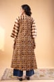 Image for Kusvaa Dr098 Nimishna Cotton Handblock A Line Dress Back