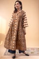 Image for Kusvaa Dr098 Nimishna Cotton Handblock A Line Dress Front