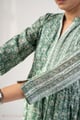 Image for Kusvaa Dr101 Svaksi Handblok Cotton A Line Dress Closeup 2