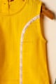 Image for Kusvaa Grw127 Meera Cotton Dobby Girls Top Pant Set Closeup 2