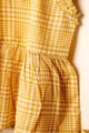 Image for Kusvaa Grw136 Jivika Kids Yellow Cotton Co Ord Set Closeup