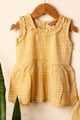 Image for Kusvaa Grw136 Jivika Kids Yellow Cotton Co Ord Set Top