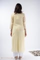 Image for Kusvaa Wkr334 Mura Kota Doria Straight Fit Kurta Back