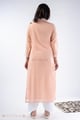 Image for Kusvaa Wkr335 Grahi Kota Doria Straight Fit Kurta Back
