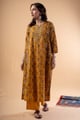 Image for Kusvaa Wkr336 Aarunya Handblock A Line Kurta Front 2