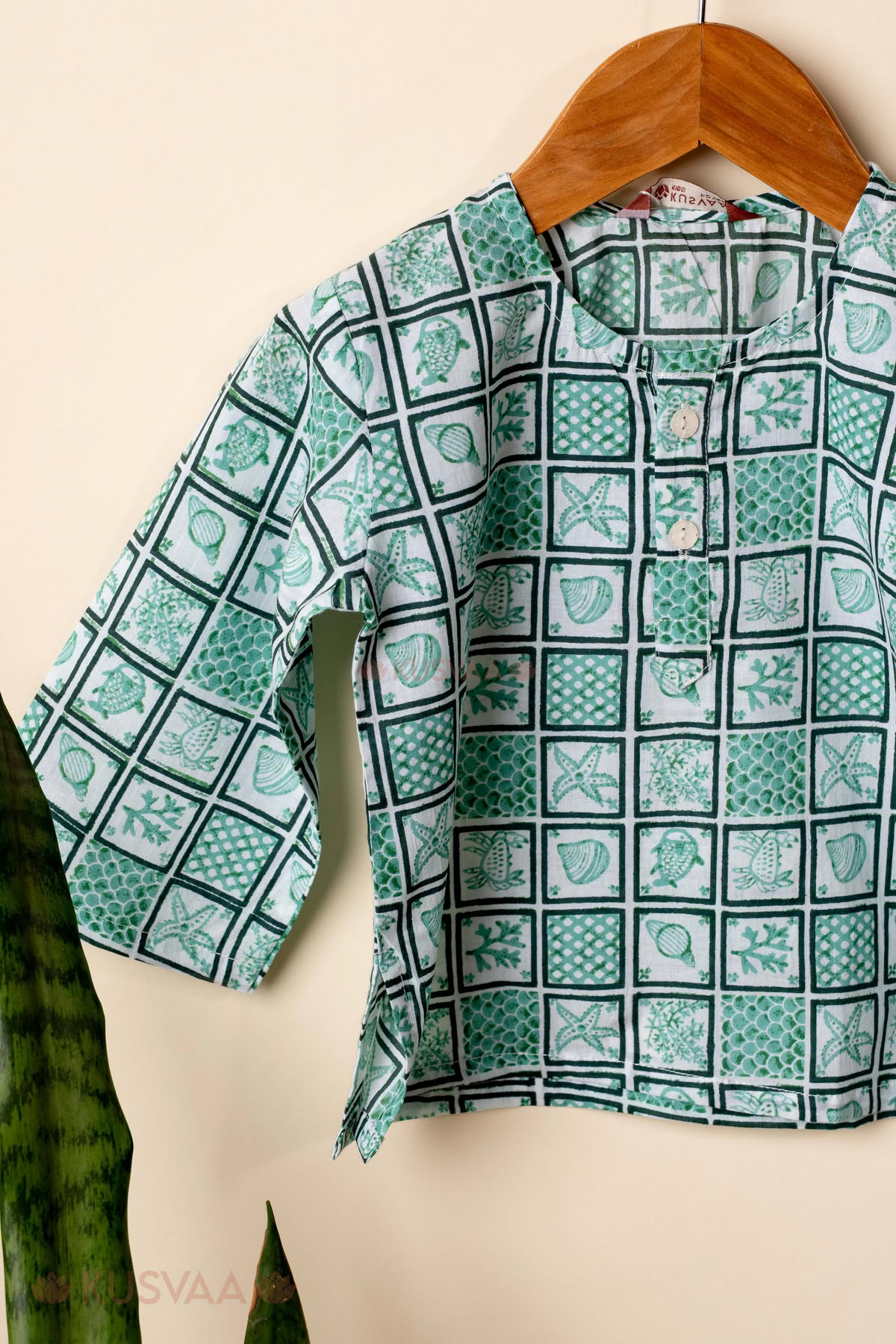 Image for Kusvaa Byw073 Yuvan Cotton Kids Lounge Wear Closeup