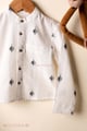 Image for Kusvaa Byw075 Vihaan Handloom Cotton Boys Shirt Closeup 2