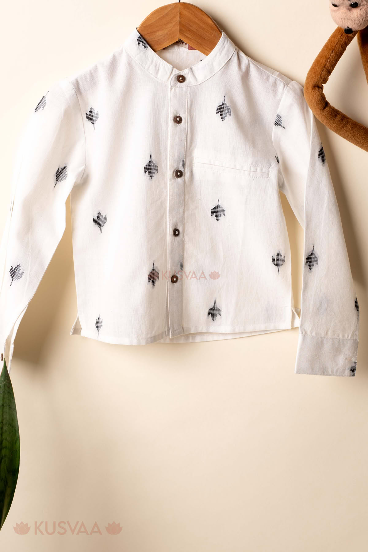 Image for Kusvaa Byw075 Vihaan Handloom Cotton Boys Shirt Featured