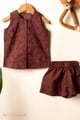 Image for Kusvaa Grw120 Gauri Cotton Girls Top Short Set Featured