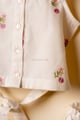 Image for Kusvaa Grw121 Siya Handloom Cotton Girls Top Pant Set Closeup 2