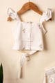 Image for Kusvaa Grw121 Siya Handloom Cotton Girls Top Pant Set Top
