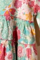 Image for Kusvaa Grw129 Ira Cotton Girls Frock Closeup
