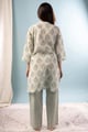 Image for Kusvaa Lwj012 Bhakti Cotton Green Nightsuit Set Back