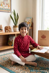 Image for Kusvaa Byw079 Ojas Boys Kurta Pant Set Ai