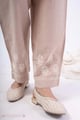 Image for Kusvaa Cood153 Vanya Nagari Handloom Beige Co Ord Set Pant Closeup