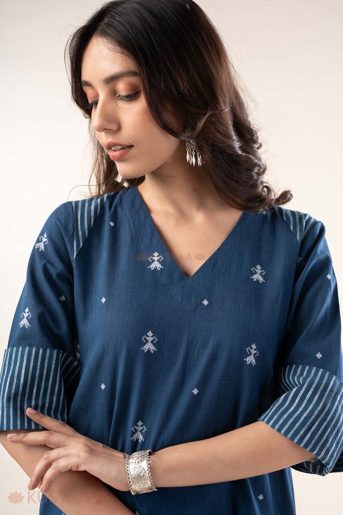 Image for Kusvaa Cood161 Ekani Handloom Cotton Co Ord Set Featured