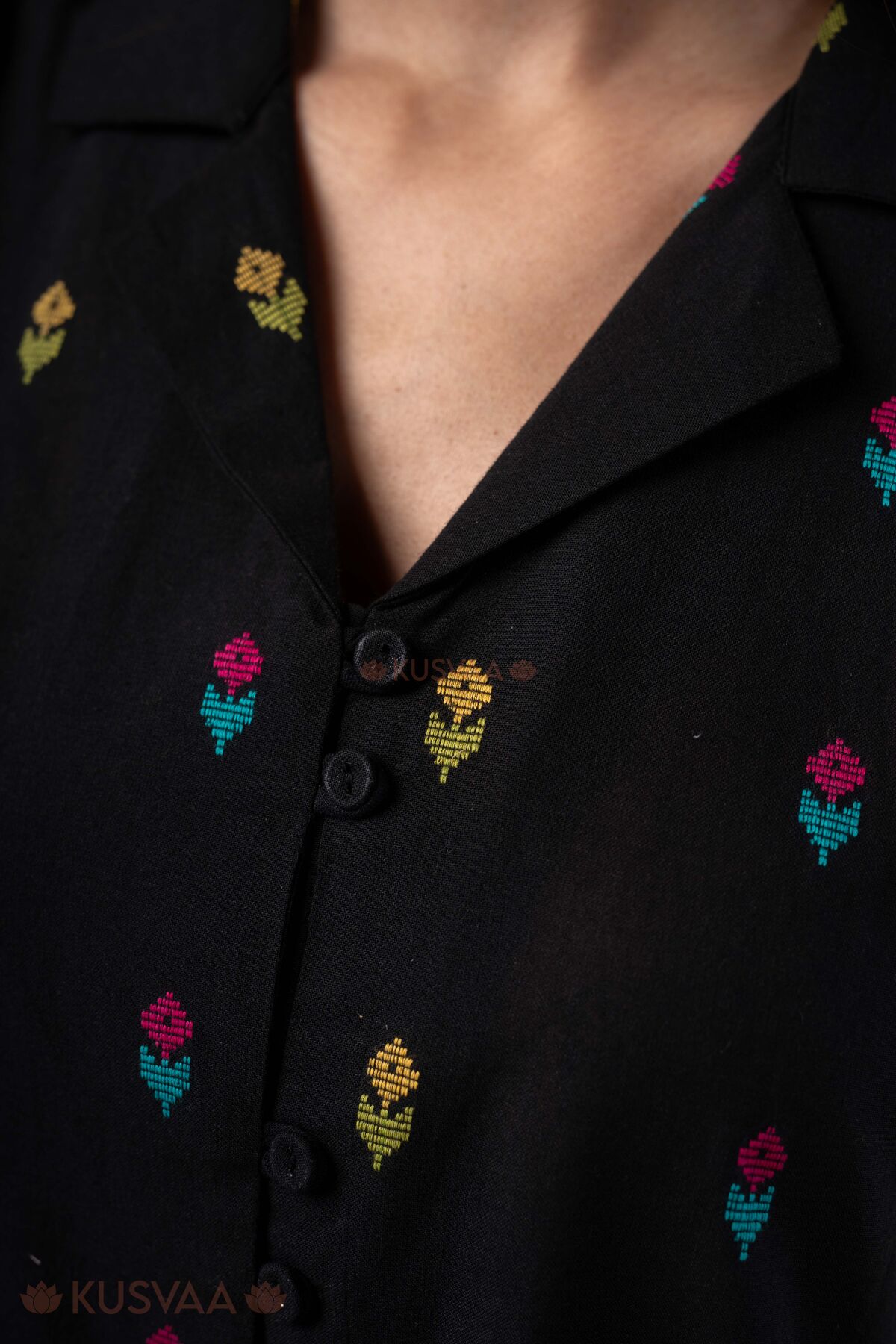 Image for Kusvaa Dr121 Garima Handloom Dress Closeup