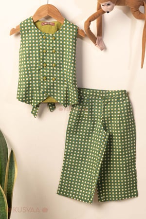 Image for Kusvaa Grw132 Ankita Cotton Co Ord Set For Kids Full View