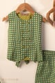 Image for Kusvaa Grw132 Ankita Cotton Co Ord Set For Kids Top Front