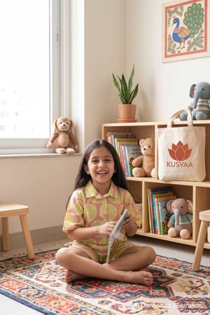 Image for Kusvaa Grw133 Daksha Cotton Co Ord Set For Girls Ai