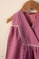 Image for Kusvaa Grw135 Ekta Handloom Cotton Purple Dress Style